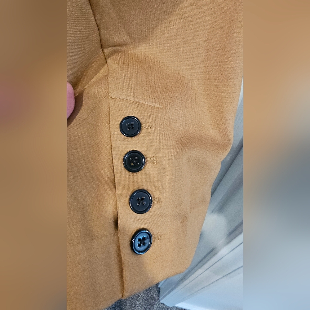 NWOT Worthington Women's Camel Double-Breasted Blazer- XXL - Picture 5 of 9